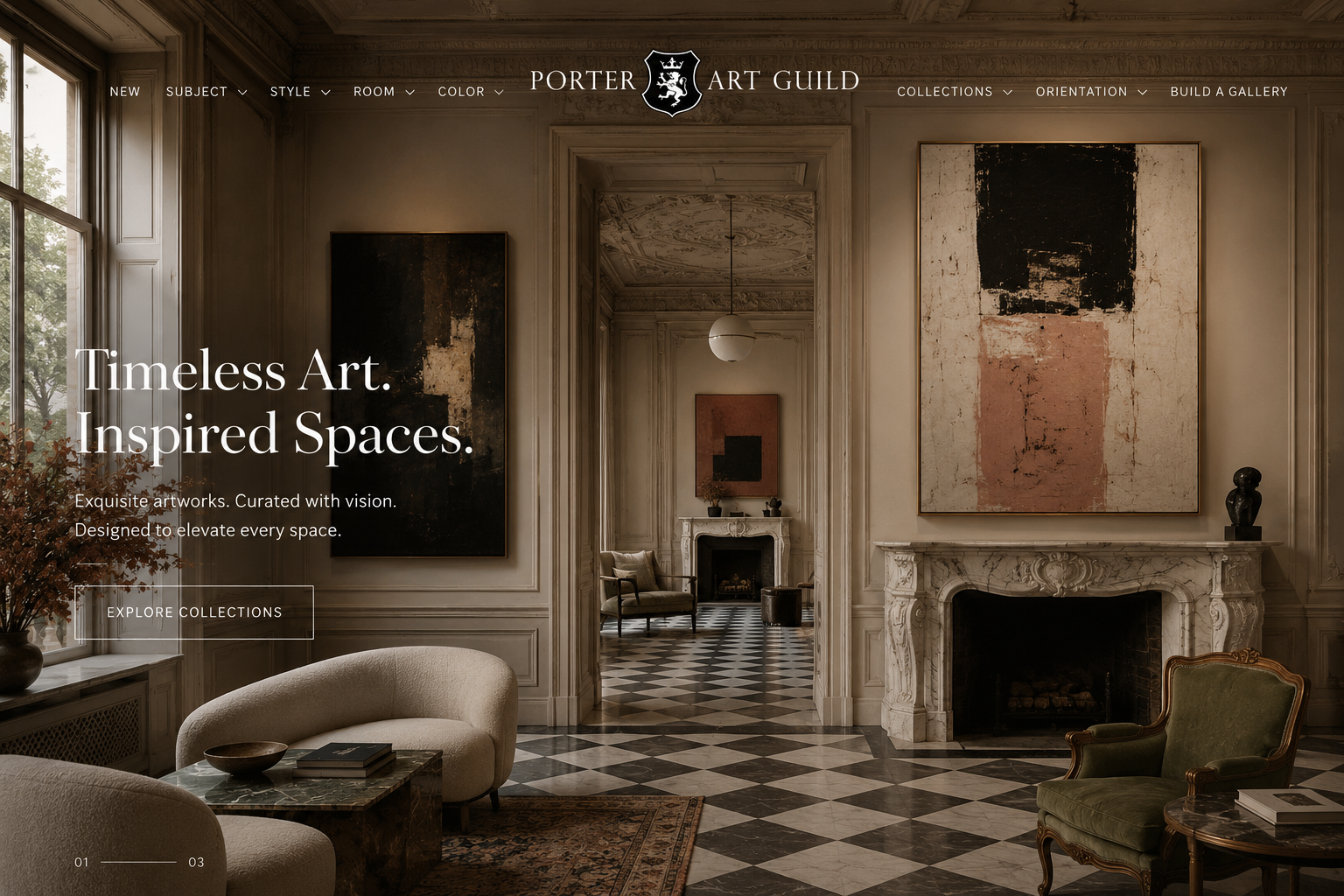 Porter Art Guild website powered by Pathmonk